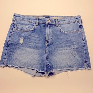 Pilcro Slim Boyfriend Denim Shorts